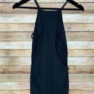 Fashion Nova| Strappy Mini Dress| Black| Size S
